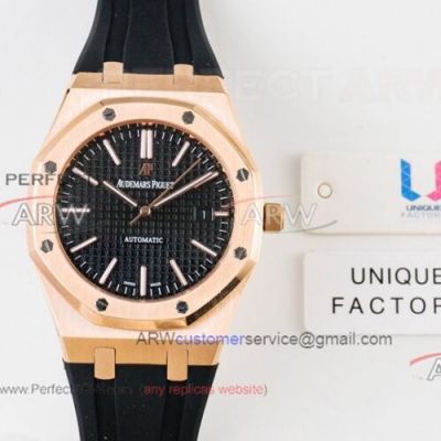 Perfect Replica Swiss Audemars Piguet Royal Oak Rose Gold Replica Watches